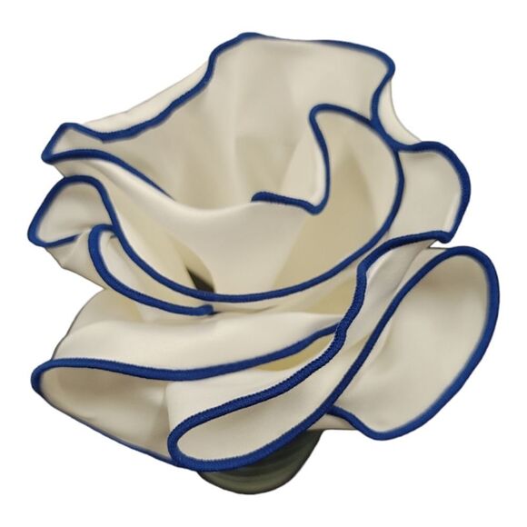 COPY - MEN'S ROUND HANKY POCKET SQUARE. - Picture 1 of 2